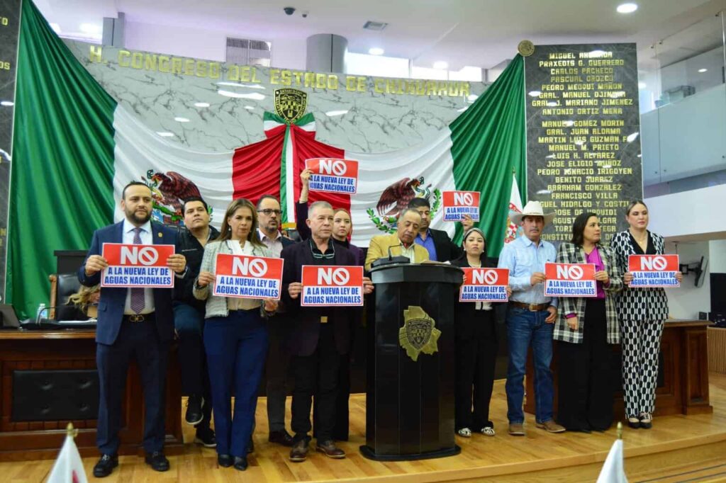 Diputados locales piden al Congreso de la Unión, rechazar la Ley Nacional de Aguas