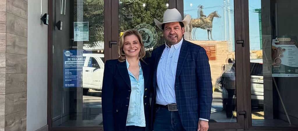 Maru Campos y el presidente de la UGRCh refuerzan coordinación en temas prioritarios para la ganadería