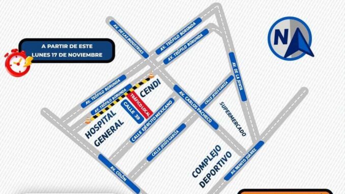 HOY inicia reducción de carriles en Teófilo Borunda por obra de dren pluvial
