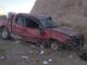 Vuelca camioneta en la carretera Chihuahua–Cuauhtémoc y deja dos heridos