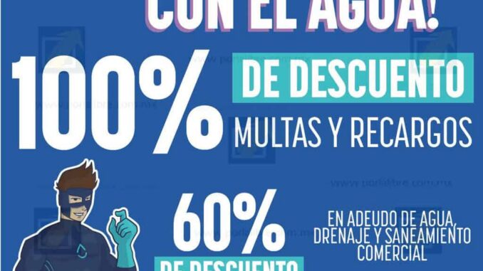 Inicia JMAS Chihuahua este sábado el programa “Ponte al Corriente” para usuarios comerciales