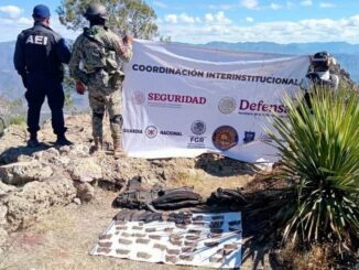 Destruye Célula BOII campamento y aseguran cartuchos y equipo táctico en Moris