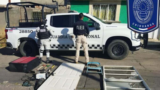 Catea FGE domicilio en Parral por robo cometido en Santa Bárbara