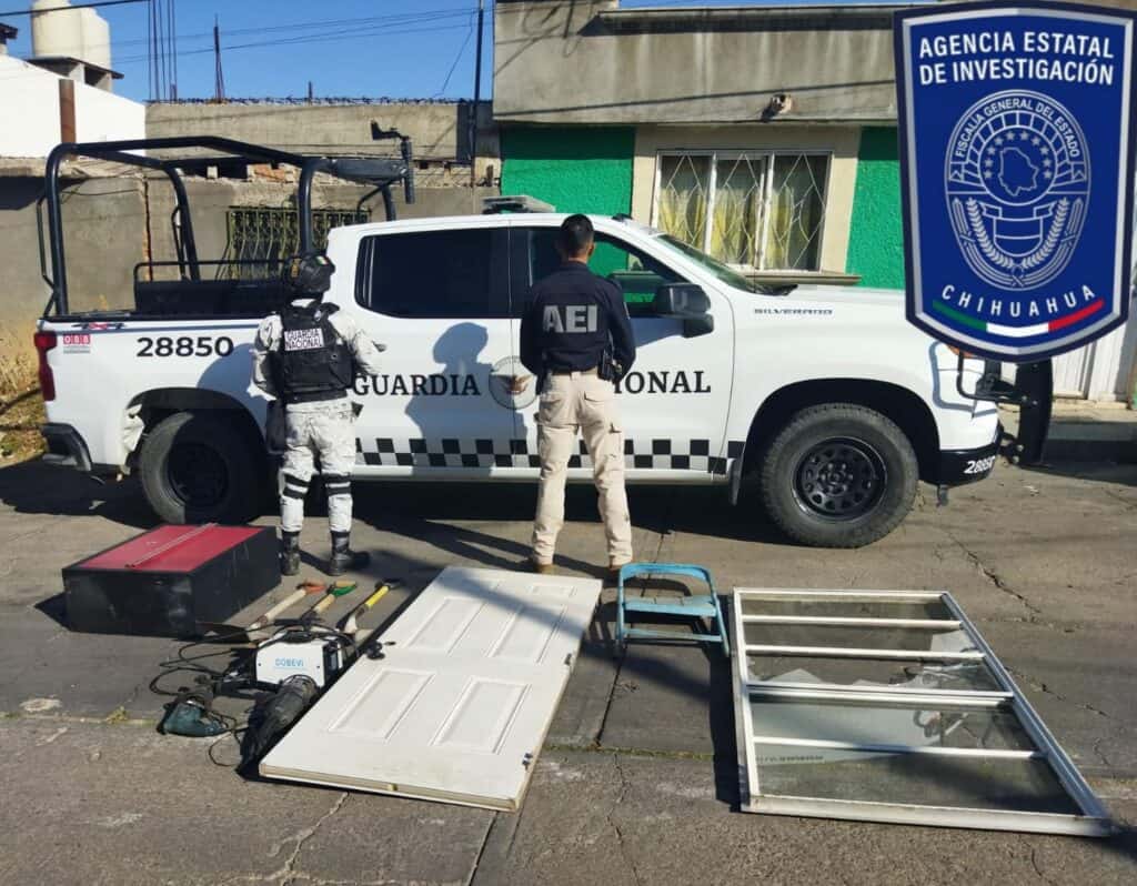 Catea FGE domicilio en Parral por robo cometido en Santa Bárbara