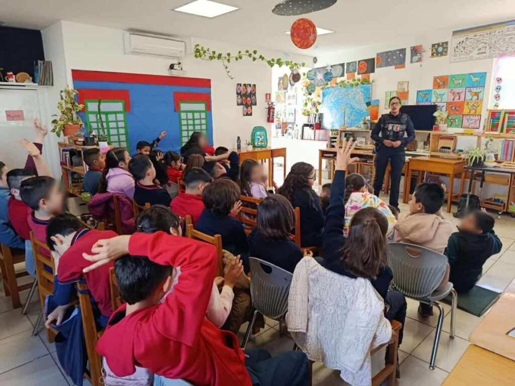 Imparte SSPM pláticas preventivas a estudiantes del colegio Alba Montessori