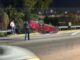 Choque con volcadura en Teófilo Borunda y Amapolas deja dos personas lesionadas