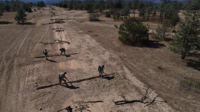 Destruyen pista de aterrizaje clandestina en Guachochi