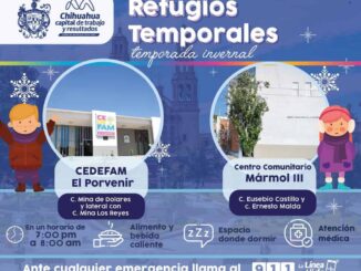 Abrirán HOY refugios temporales del Gobierno Municipal por bajas temperaturas