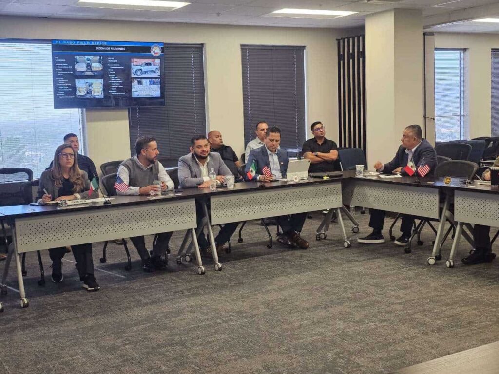 Analizan estrategias de seguridad en Reunión Binacional en El Paso, Texas
