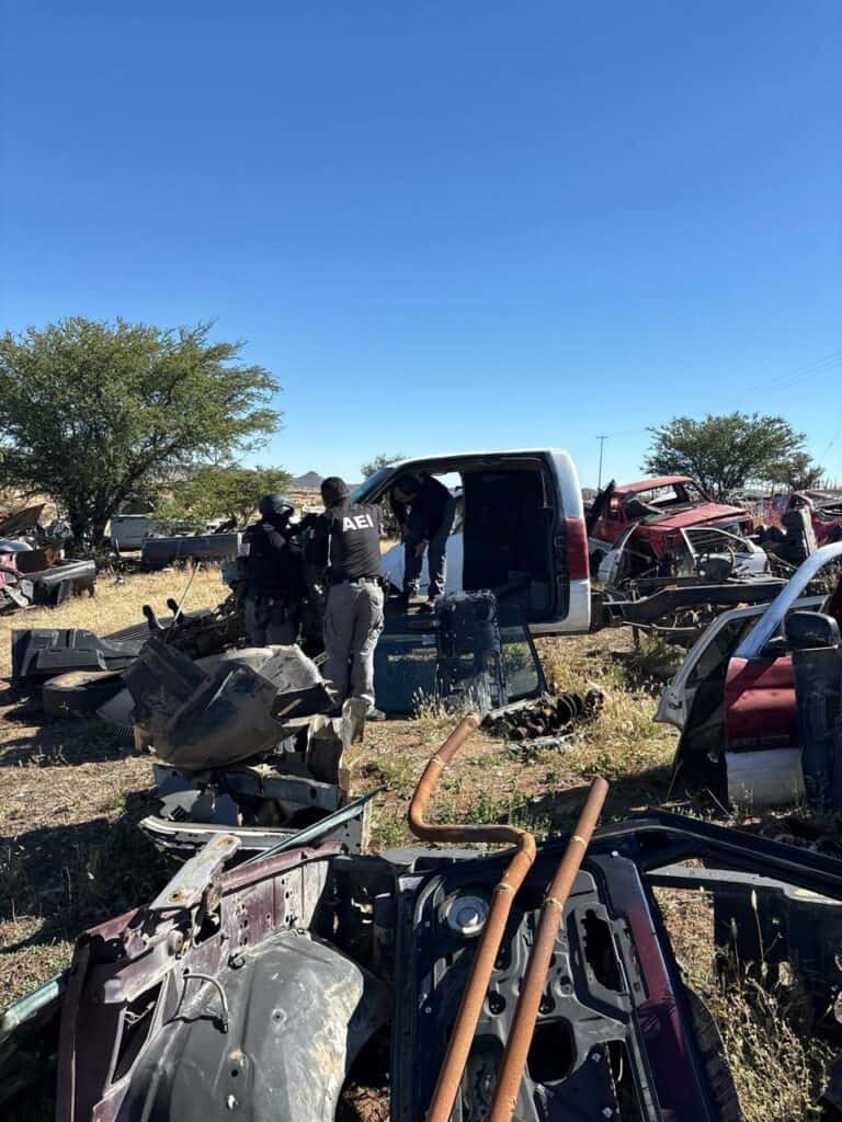 Realiza Operativo Conjunto inspección a yonkes en Parral