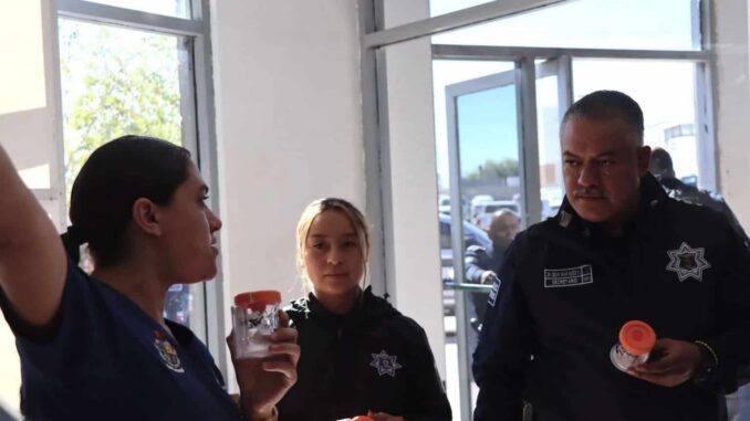 Encabeza secretario operativo de exámenes antidoping en la Policía Municipal