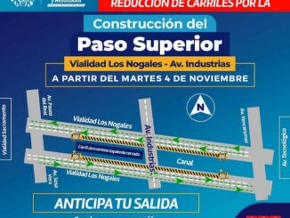¡Alerta vial! Habrá reducción a dos carriles por construcción de Paso Superior vialidad Los Nogales
