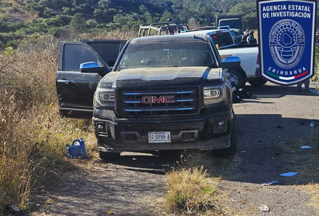 Investiga FGE homicidio de cuatro personas encontradas en la carretera Parral- Guadalupe y Calvo