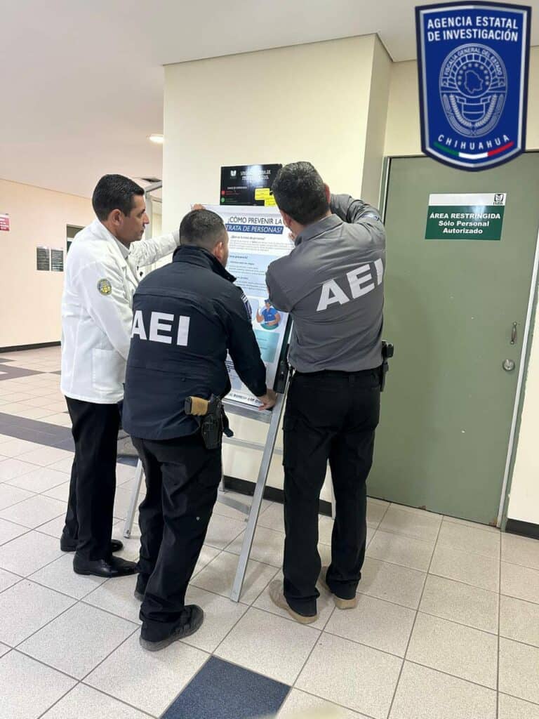 Realiza FEM Noroeste difusión preventiva del delito de Trata de Personas en Nuevo Casas Grandes