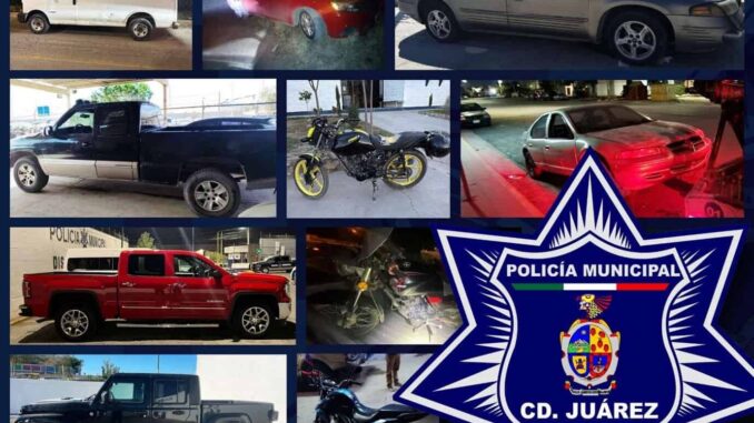 Recuperan 10 vehículos robados durante operativo especial