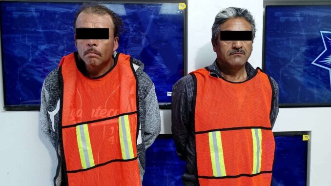 Detienen a dos que contaban con orden de aprehensión por violencia familiar y drogas