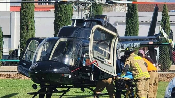 Trasladan vía aérea  a menor de Cuauhtémoc a Torreón