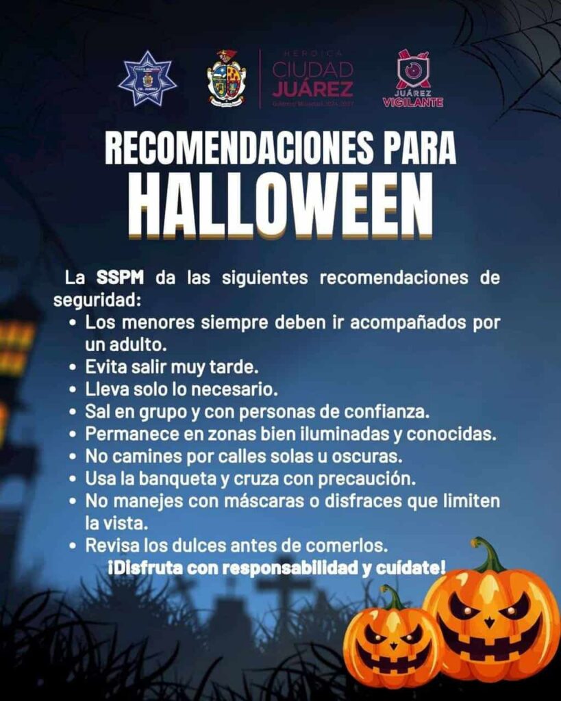 Lanzan recomendaciones de seguridad para el Halloween