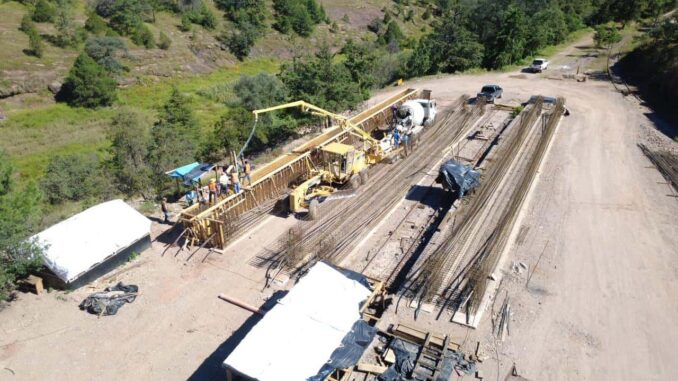 Construye Estado puente en Bahuichivo en beneficio de 17 mil habitantes de la región serrana