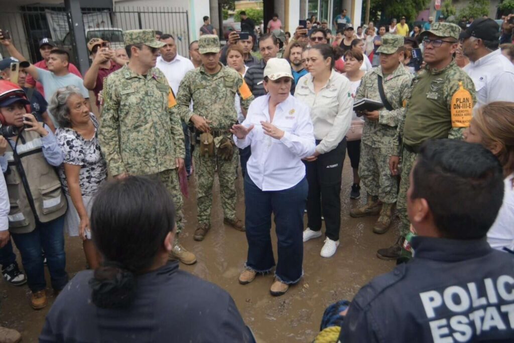 Voy a encargarme de reconstruir las zonas afectadas en Veracruz por las lluvias extraordinarias: Rocío Nahle