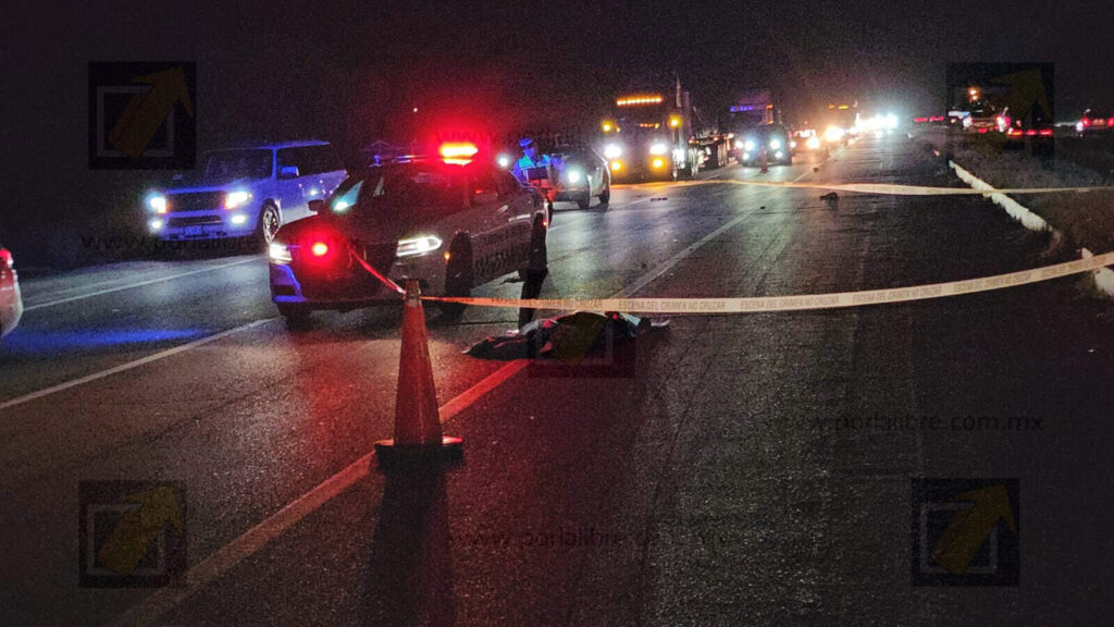 Hombre pierde la vida al intentar cruzar la autopista Cuauhtémoc a Chihuahua