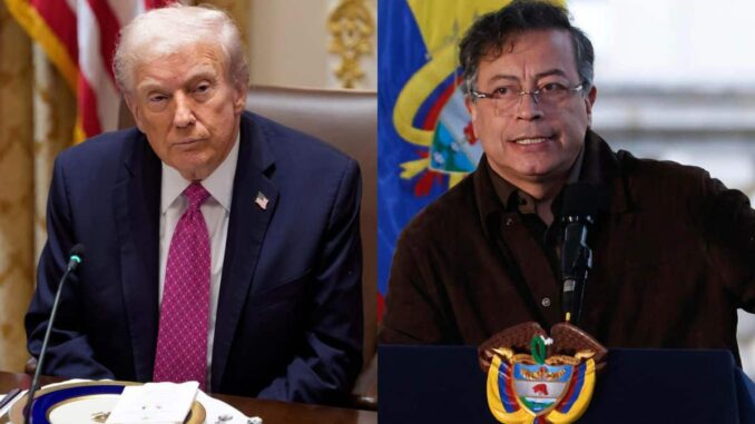 Trump llama a Petro líder del narcotráfico; «está engañado», dice el presidente colombiano