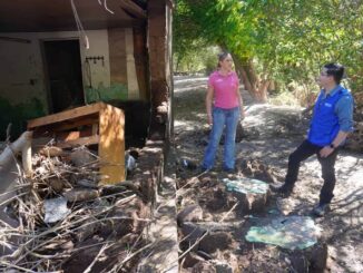Reconoce Yesenia Reyes apoyo del Gobierno del Estado a familias afectadas por lluvias en el Distrito 01