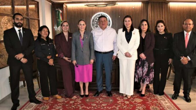 Revisa Fiscal General con titulares del TSJ, Procuraduría de NNA, SSPE y CEAVE, coordinación para la impartición de justicia