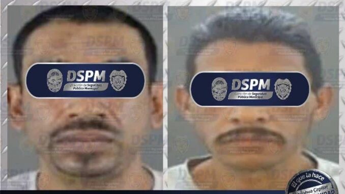 Detienen DSPM y FGE a dos con órdenes de aprehensión vigentes