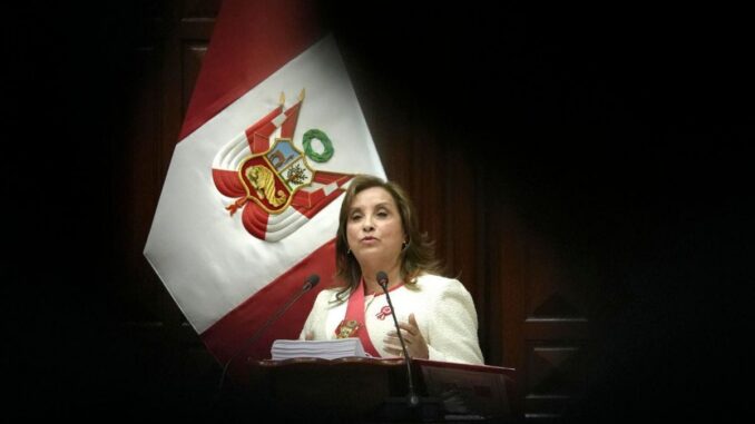 Dina Boluarte ratifica que no piensa buscar asilo y que no es responsable de delitos