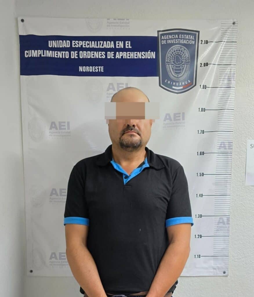 Detiene AEI Noroeste a presunto responsable de violación agravada y pornografía infantil en Janos