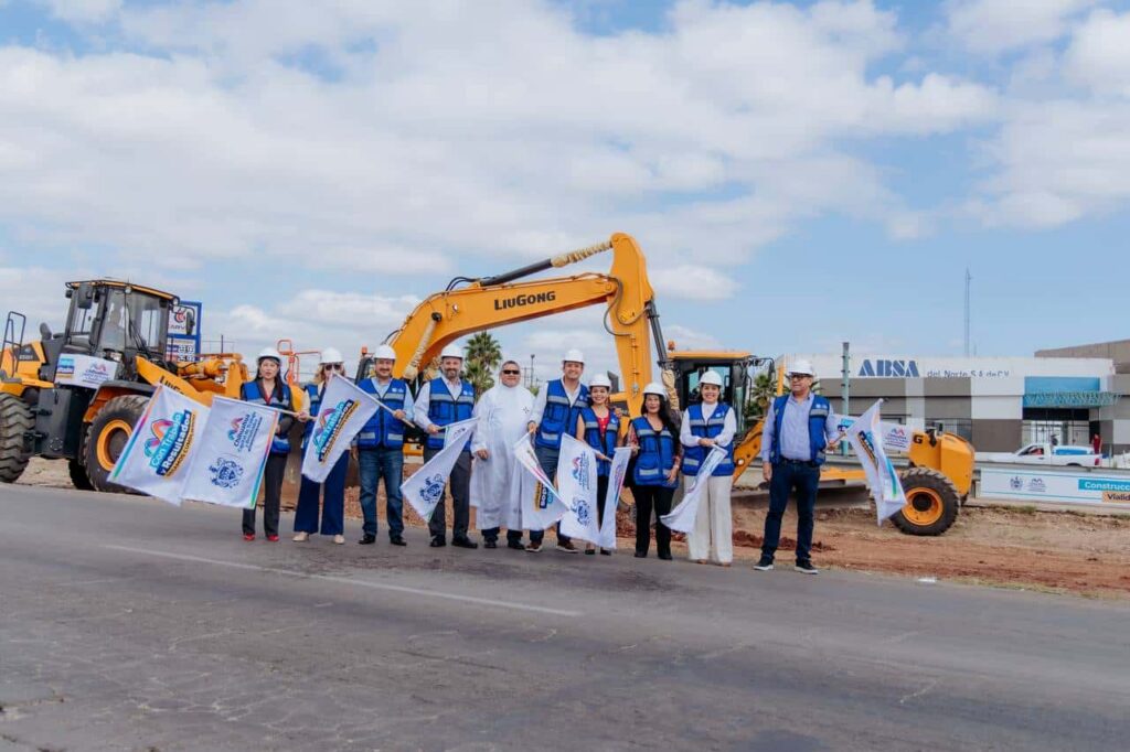 Arranca alcalde Marco Bonilla construcción de paso superior de avenida Los Nogales e Industrias