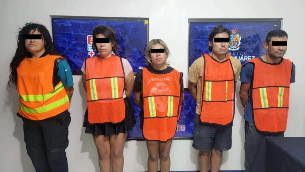 Arrestan a cinco narcomenudistas