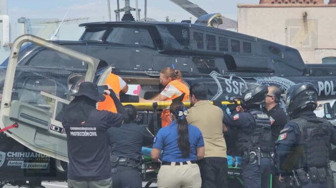 Trasladan a agentes heridos tras enfrentamiento armado en la sierra de Moris