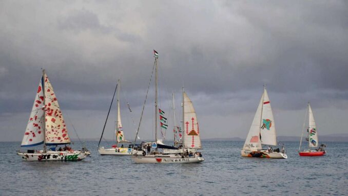 Israel rechaza las acusaciones de maltrato a los participantes de la flotilla Global Sumud