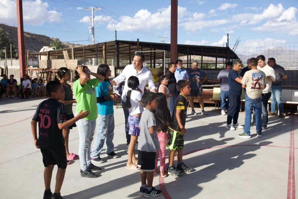 Visita Marco Bonilla el Comedor Comunitario de Lomas de Poleo en Ciudad Juárez