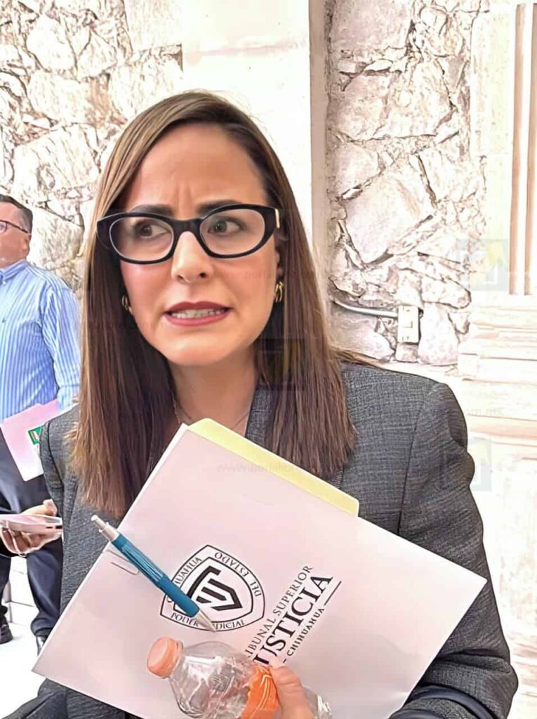 Magistrada presidenta arriba a palacio para reunión con la gobernadora