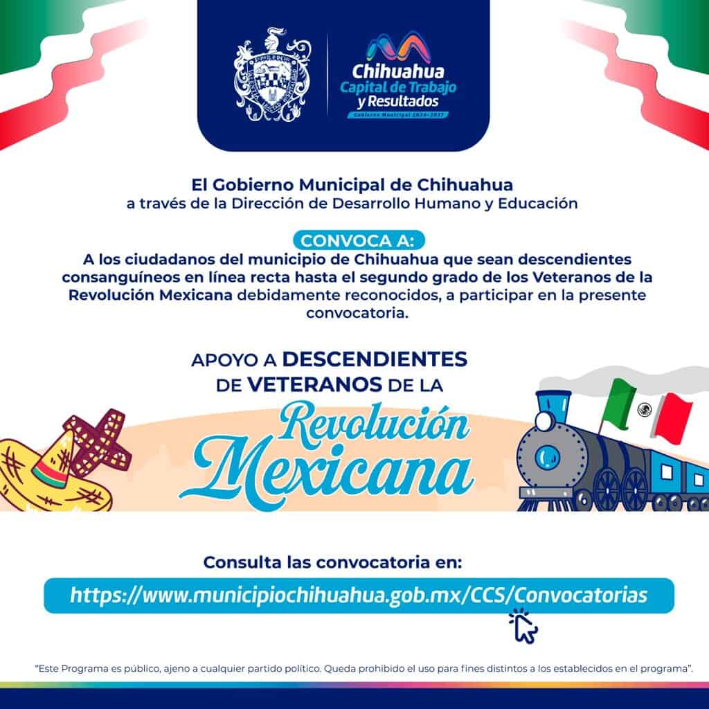 Inicia Municipio registro de Apoyo para Descendientes de Veteranos de la Revolución Mexicana