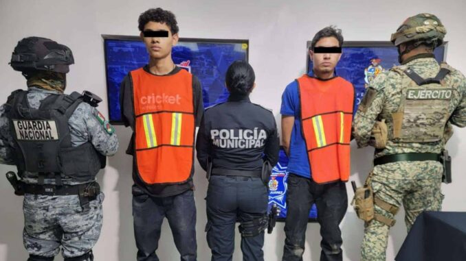 Los detienen en vehículo robado momentos antes con violencia