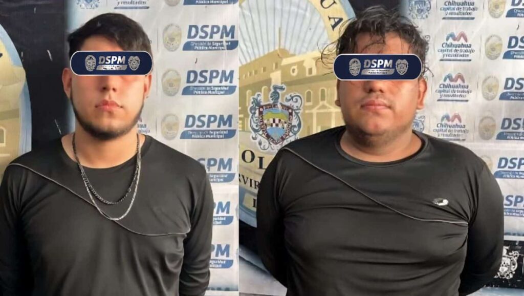 Frustra Policía Municipal asalto al norte de la ciudad y detienen a dos jóvenes
