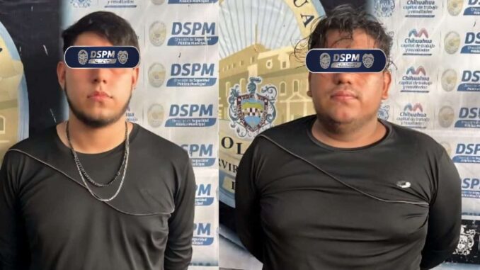 Frustra Policía Municipal asalto al norte de la ciudad y detienen a dos jóvenes