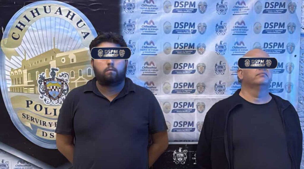 Detienen a dos empleados de funeraria con radio extraviado de la Policía Municipal