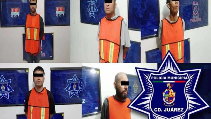 Arrestan a cinco hombres en distintos hechos por violencia familiar