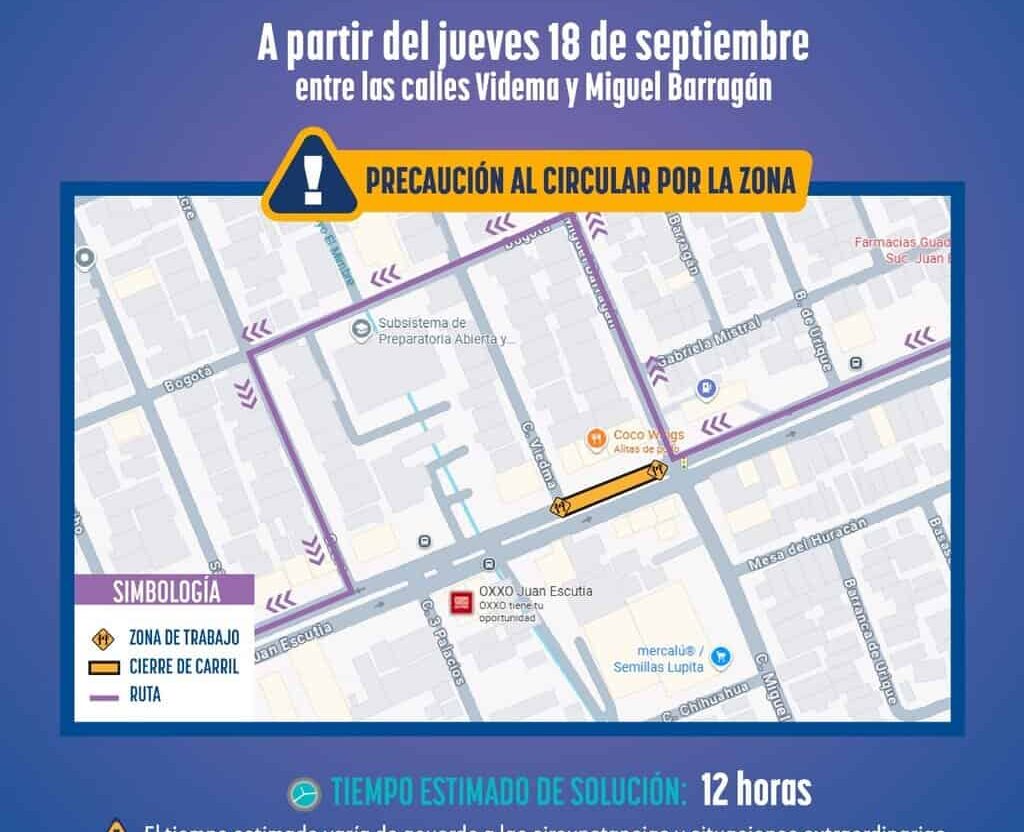 Reparará JMAS Chihuahua línea de drenaje en la avenida Juan Escutia
