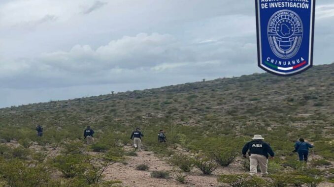 Realizan Fiscalía y CEAVE operativo conjunto de búsqueda en Aldama
