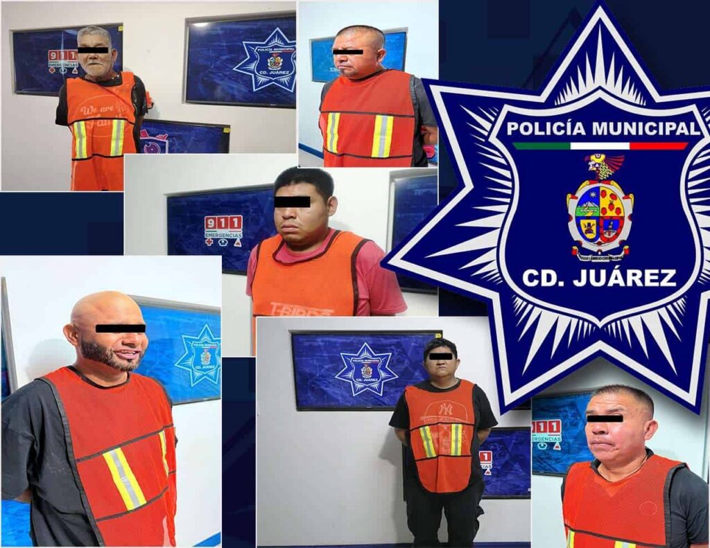 Arrestan a seis por violencia familiar