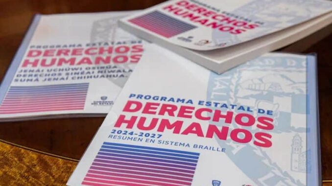 Maru Campos impulsa Programa Estatal de Derechos Humanos en lenguas originarias y braille
