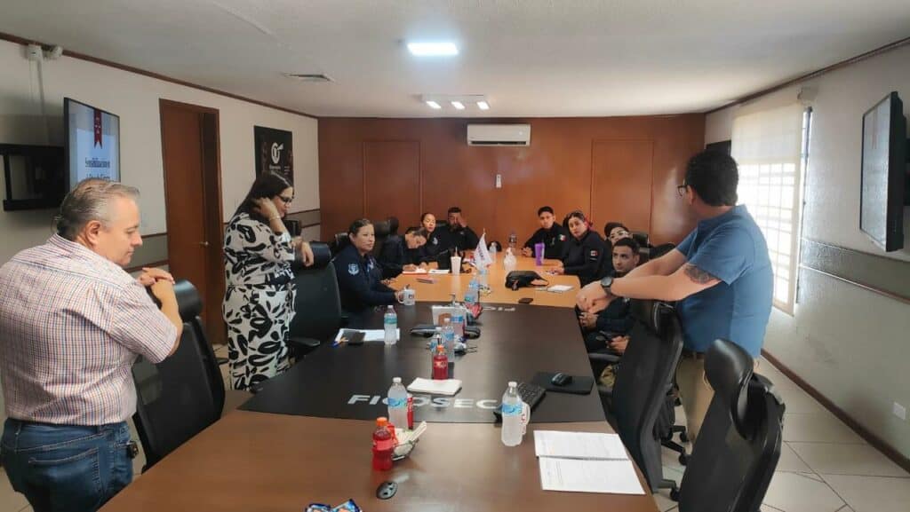Imparte FEM Zona Sur capacitación a Policías de Seguridad Pública en Parral